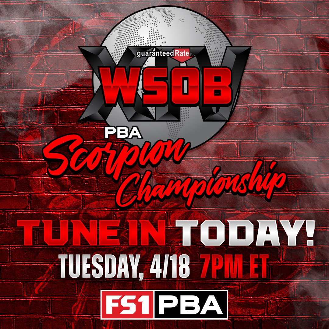 PBATour's tweet photo. Tonight we find out who will claim the PBA Scorpion Championship at the #WSOBXIV
Tune into @FS1 at 7pm ET to catch the action live! https://t.co/XuwrWVPIOr