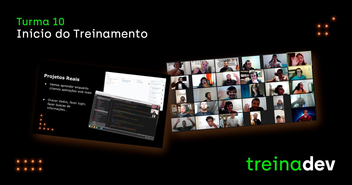 campuscodebr's tweet photo. Começou o Treinamento para a Turma 10 do TreinaDev 🚀

26 participantes estarão com a gente por 10 semanas, aprendendo a rotina de desenvolvimento que vai muito além do código. https://t.co/mL9So9lGfC