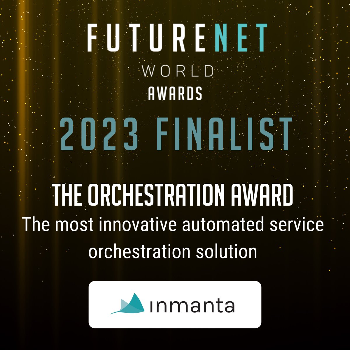 Thrilled to be shortlisted for the #FutureNetWorld #awards for the most #innovative automated service #orchestration solution. #private5G #intentbased #endtoend #orchestration  futurenetworld.net/events/futuren… @FuturenetW