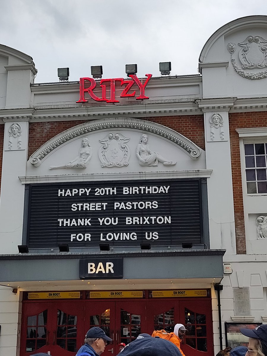 Thanks for this @RitzyCinema

This was amazing.

Go and support the ritzy people. The team here are amazing!

Happy birthday @StreetPastors
#bestcinemaever
#caringlisteninghelping