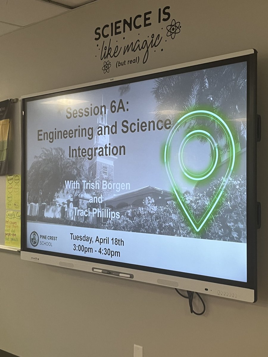 TrishBorgen's tweet photo. Grateful to have the opportunity to present to other enthusiastic educators!  @PCInnoInstitute @PineCrestSci https://t.co/noneU2Bjh6