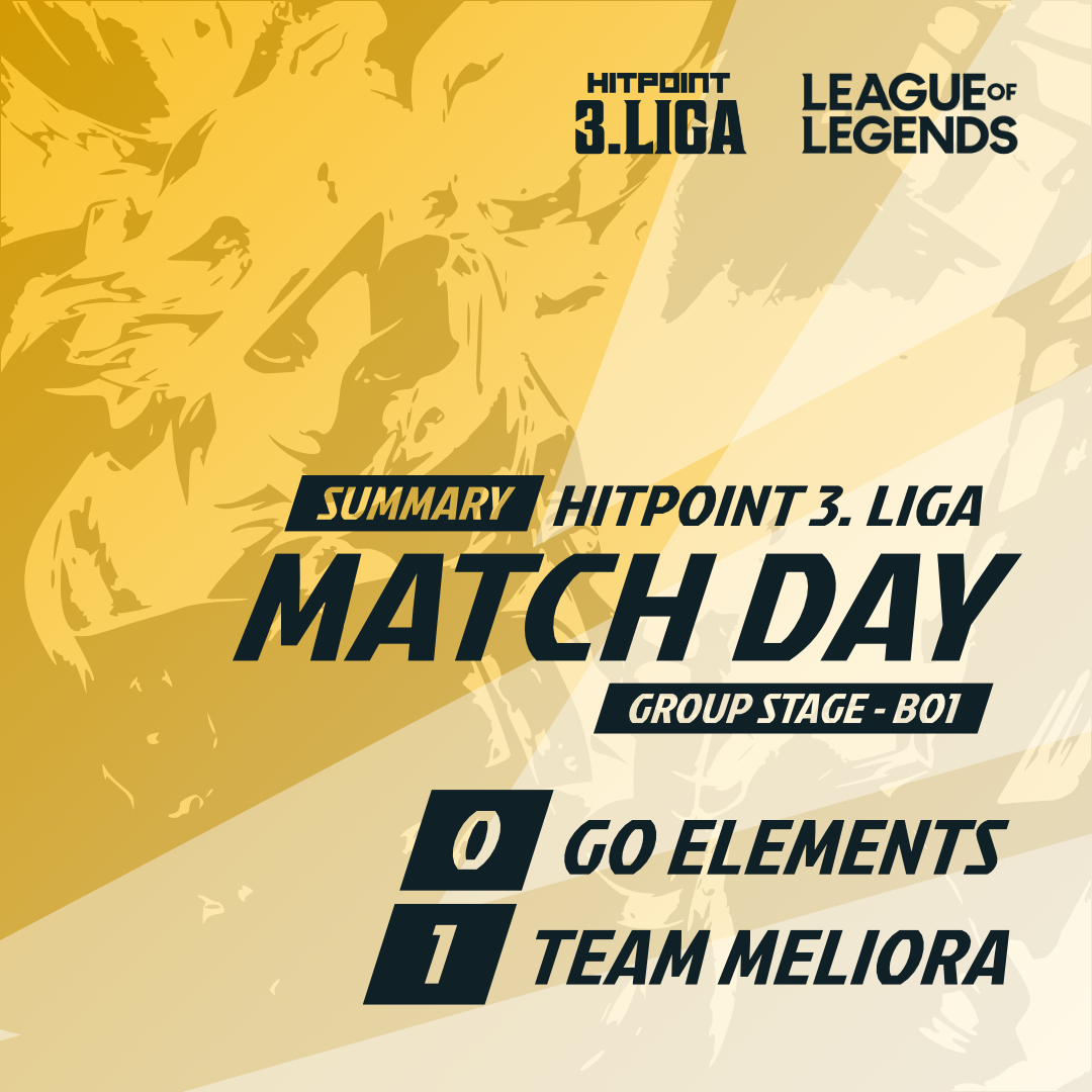Go Elements (@goelements_gg) on Twitter photo SUMMARY! <a href="/hitpointcz/">Hitpoint.cz</a> 3. league!
Lost against @MelioraTeam.
#AimForTopAndNeverStop #5EG #GoElements SUMMARY! <a href="/hitpointcz/">Hitpoint.cz</a> 3. league!
Lost against @MelioraTeam.
#AimForTopAndNeverStop #5EG #GoElements