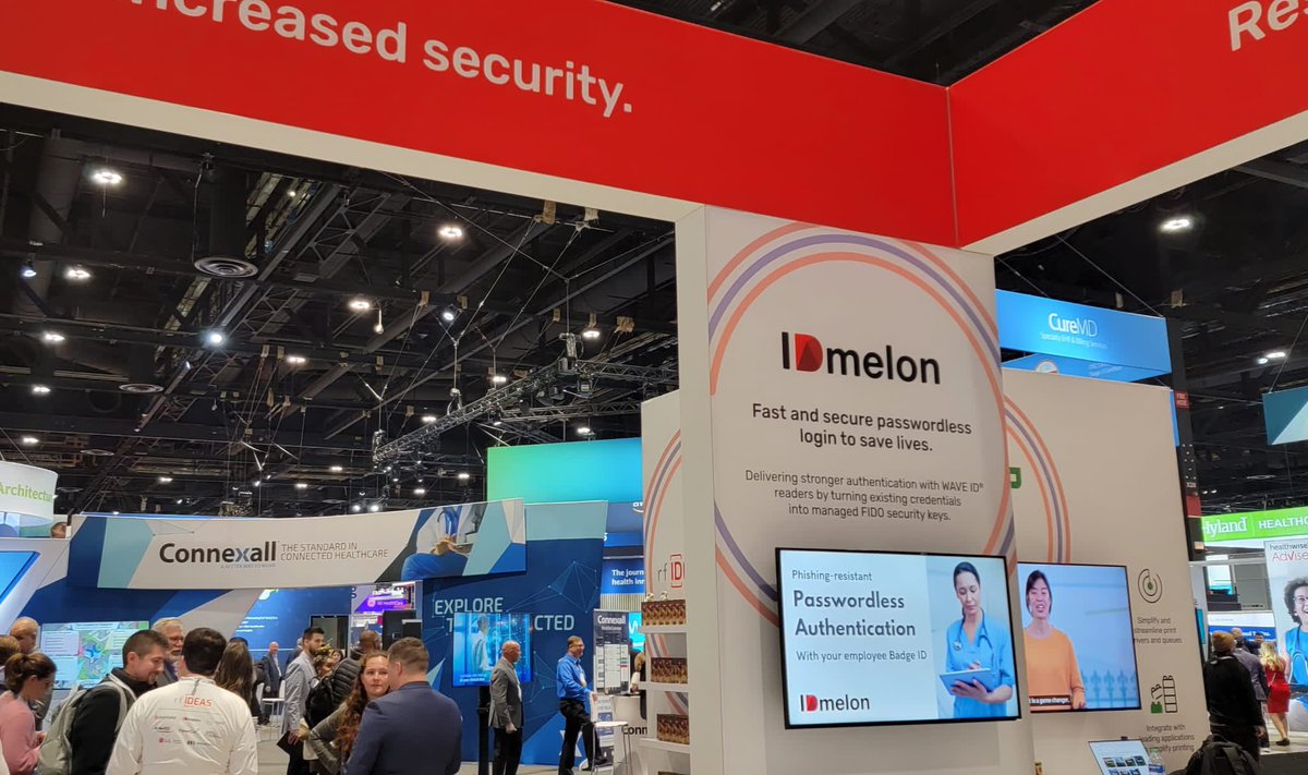 IDmelonTech's tweet photo. We are #HIMSS23 this week!
๐ค๐ป Come say hi at booth #2667 and let's talk about how #IDmelon changes the game for digital health across the #healthcare ecosystem.
#cybersecurity #security #FIDO #passwordless #authentication https://t.co/03Gb7ic8ch