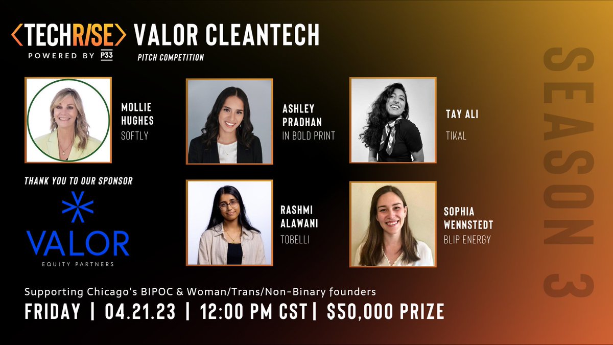 TechRise - powered by P33 tweet media