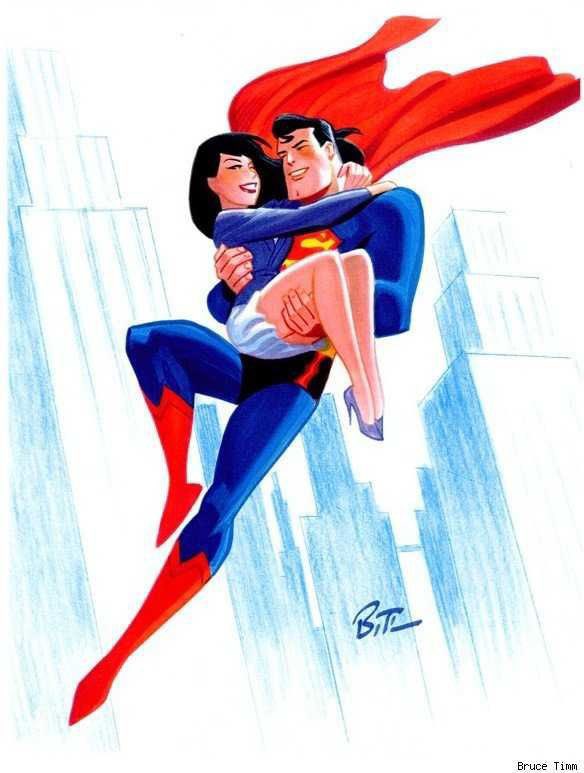 Superman and Lois Lane by Bruce Timm