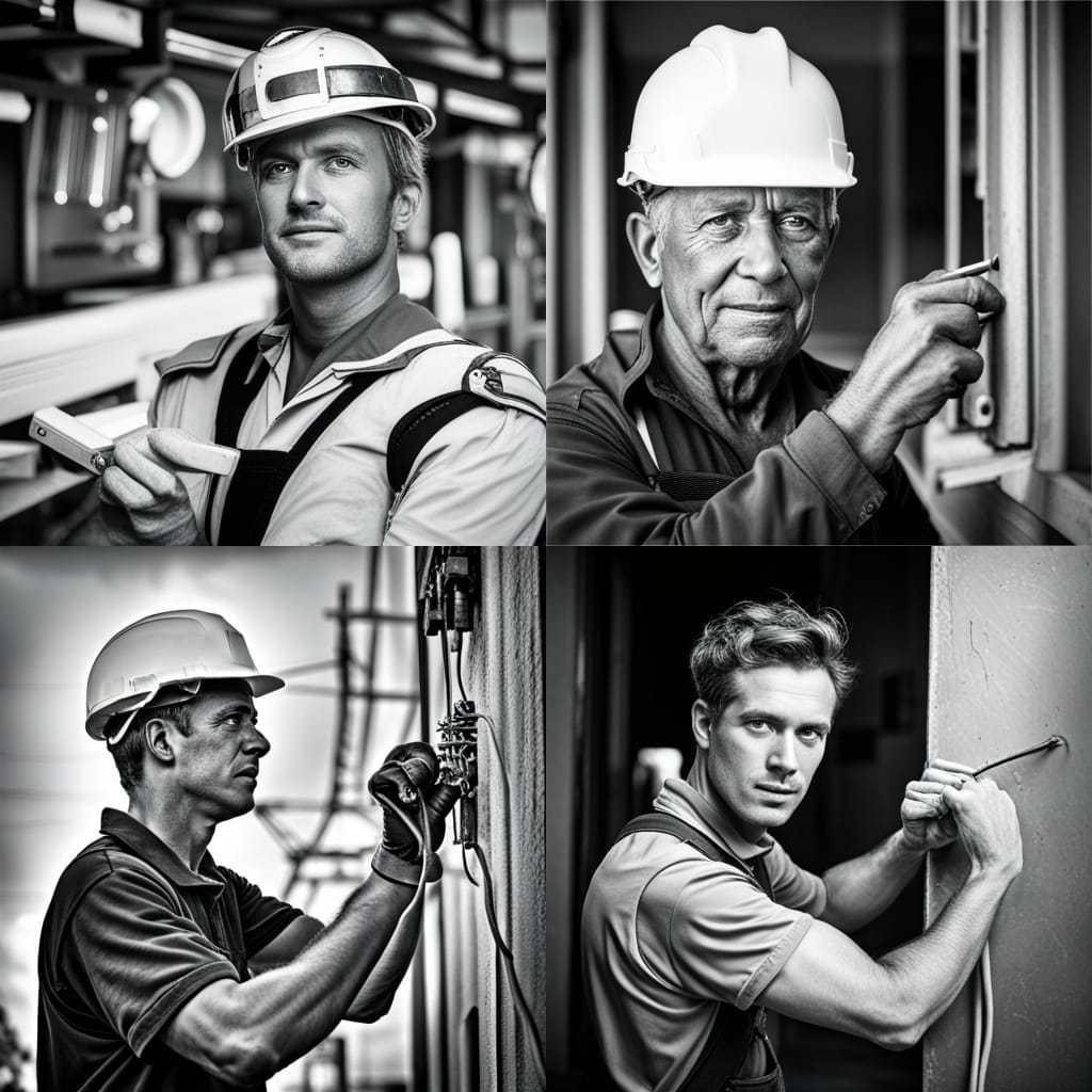 Tom (@tomphilip) on Twitter photo "Electrician black and white photograph - made with <a href="/NightCafeStudio/">NightCafe Studio</a>
creator.nightcafe.studio/creation/lFCMh…
#aiart #nightcafe #digitalart "Electrician black and white photograph - made with <a href="/NightCafeStudio/">NightCafe Studio</a>
creator.nightcafe.studio/creation/lFCMh…
#aiart #nightcafe #digitalart