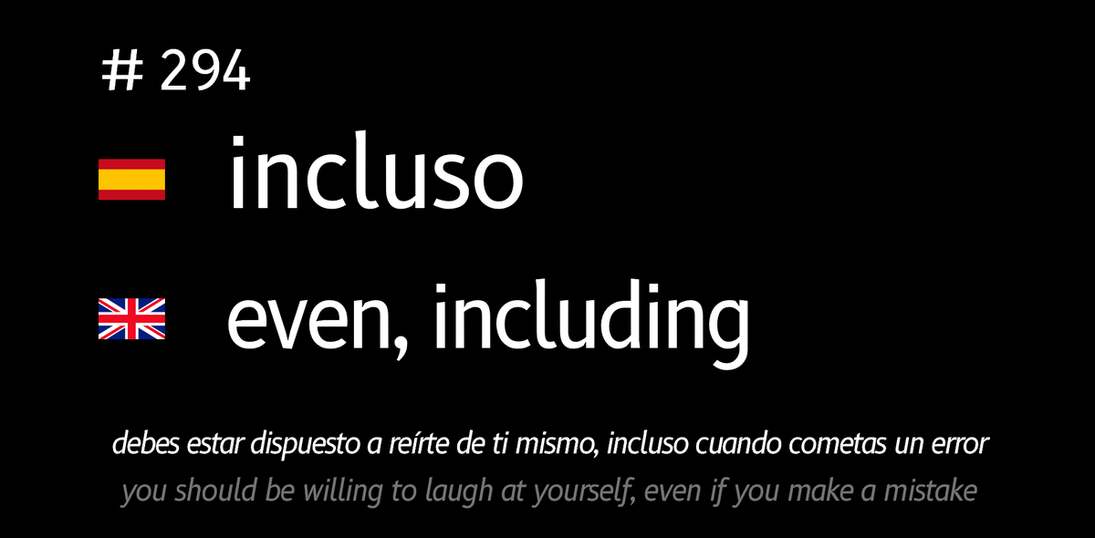 Everyday Spanish - Most Frequent Words (@useful_spanish) on Twitter photo 