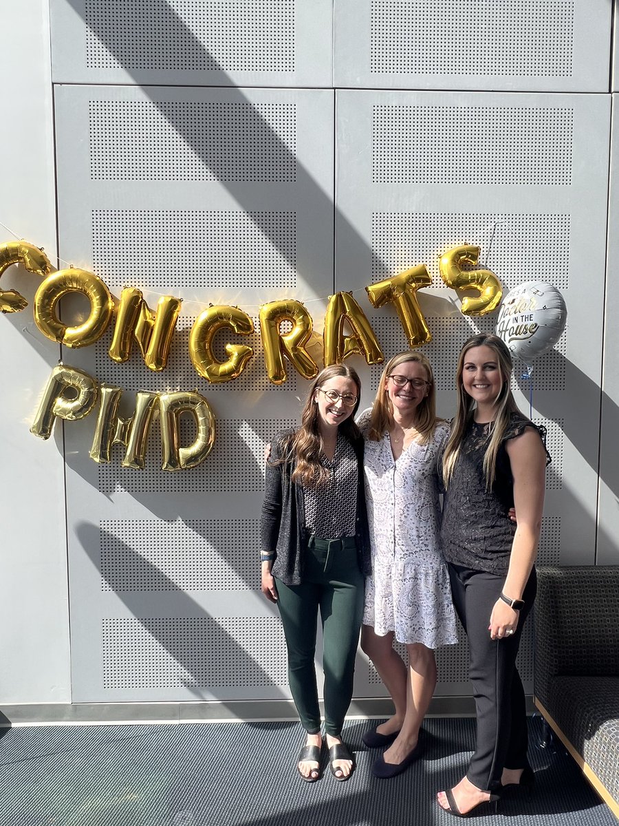 Two new PhDs have been minted today. Congratulations <a href="/BLevasseur203/">Brittni Levasseur</a> and <a href="/JennaFrick1/">Jenna Frick</a> we’re so proud of you! 🎉