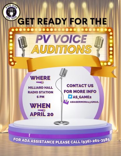 Attention all Panthers!! PV voice is officially hosting auditions this week April 20th. You have a talent you want to showcase? Show us what you got 🏆 ‼️ #hbcnews #pvamu #pv