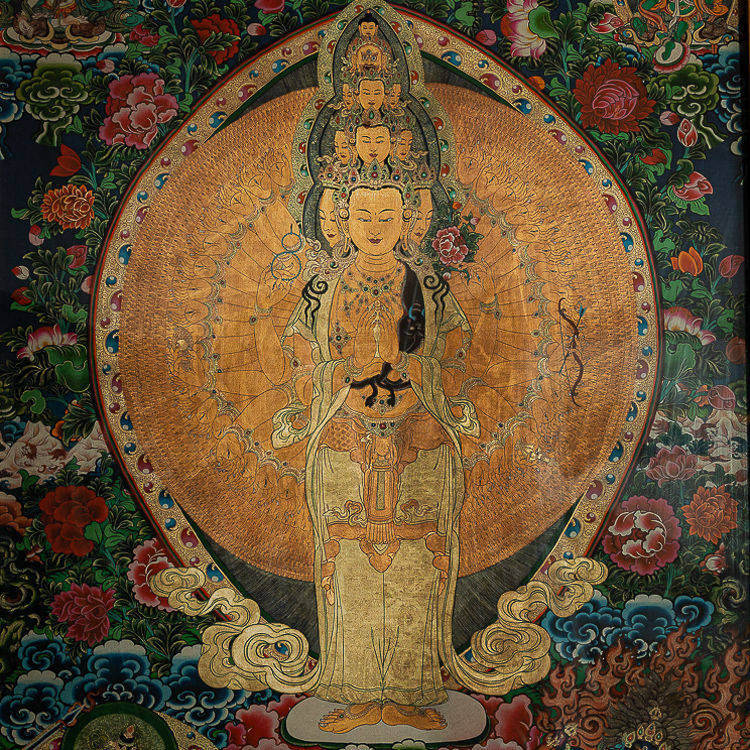 Thousand-eyed, Thousand-handed Guanyin Thangka

View auction details, art exhibitions and online catalogs; and collections of contemporary, impressionist or modern art, #Asian antiques #Chinese art.

liveauctioneers.com/item/147573118…

#lamathankapaintingschool #thankapainting #himalayan