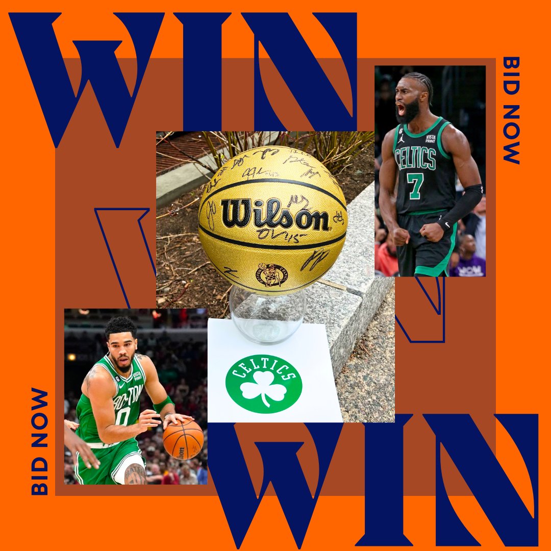 Calling all Celtics Fans!!! Want to win a basketball autographed by the 2022-2023 Celtics players? Click on the link in our bio now to bid! pbha.info/supauction23 #OurSUP #SUPAuction2023 #celtics #jaylenbrown #jaysontatum #bostonsports #bostonbasketball #signedbasketball