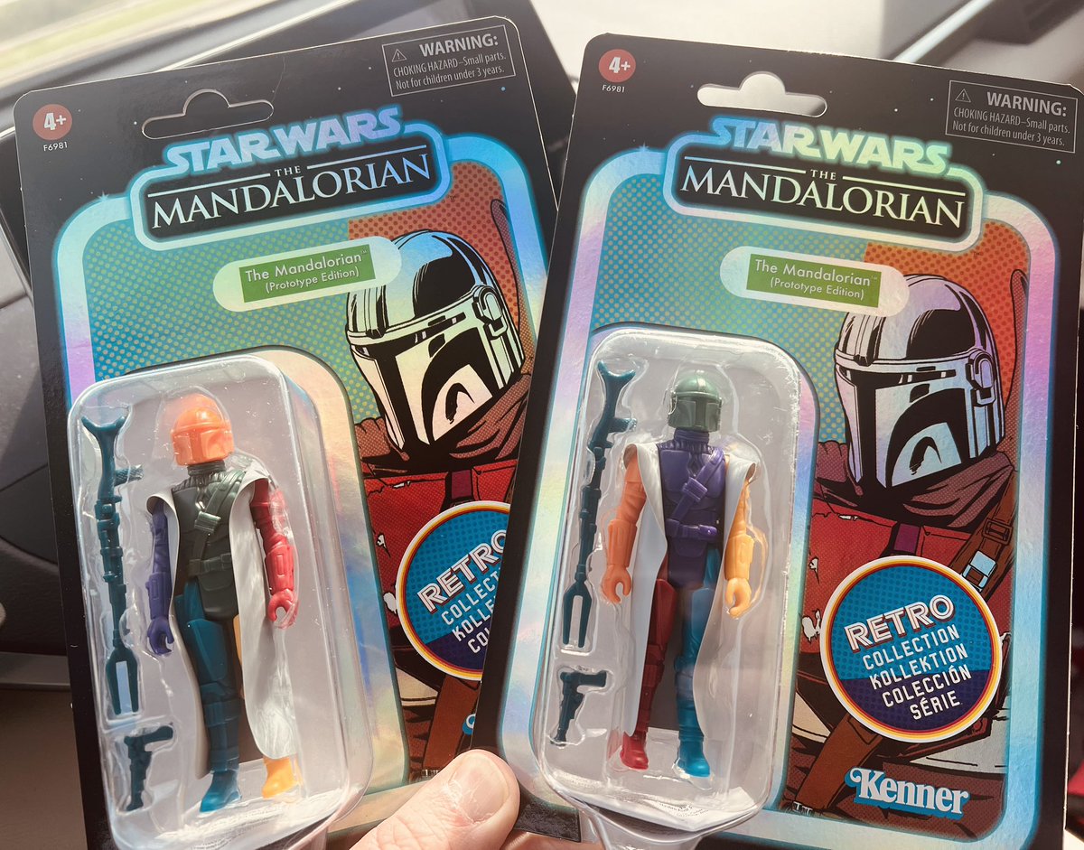 Bounties acquired! This is the way! #StarWars #TheMandalorian #vintagecollection #Retro #retrocollection #Mando #actionfigure #prototype @starwars @Hasbro #toy #toys #collecting