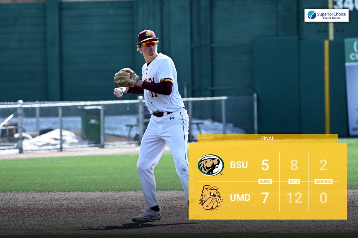 UMDBaseball's tweet photo. Alex Wattermann is our hero🤩

A 2-run walk-off homer, and the win at the mound, not to shabby 
 
Game two is up next 
📊 https://t.co/uS9WpiENuq
🖥️ https://t.co/8yqqRtXzdx

#bulldogcountry https://t.co/4bGpEDEAXa