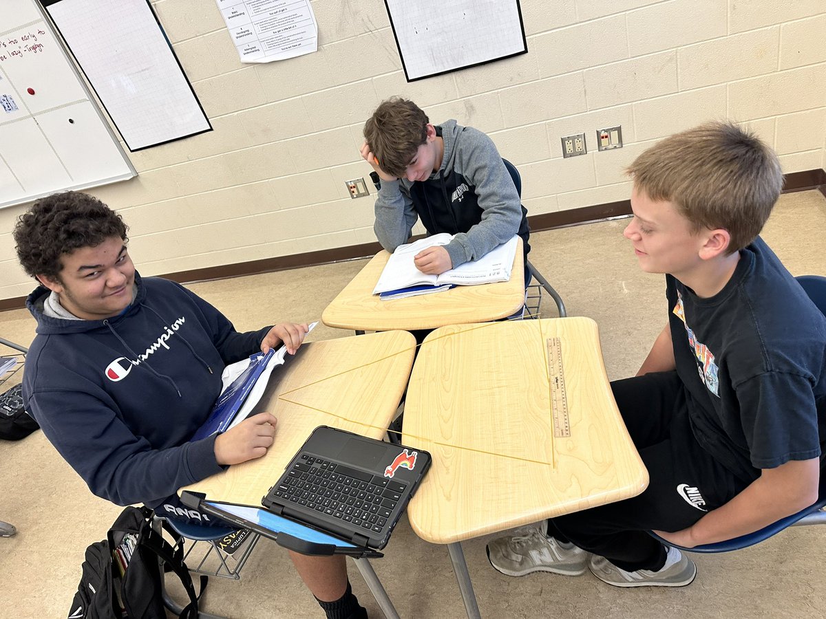 MissMWolfe's tweet photo. It’s been a while, but math has been so fun lately! We’ve made triangles out of spaghetti noodles to figure out what creates a triangle and non-triangle and have created triangles to build knowledge on how many degrees make up a triangle. @TeaysValleyWest @CPMmath https://t.co/2P3EOg8AL5