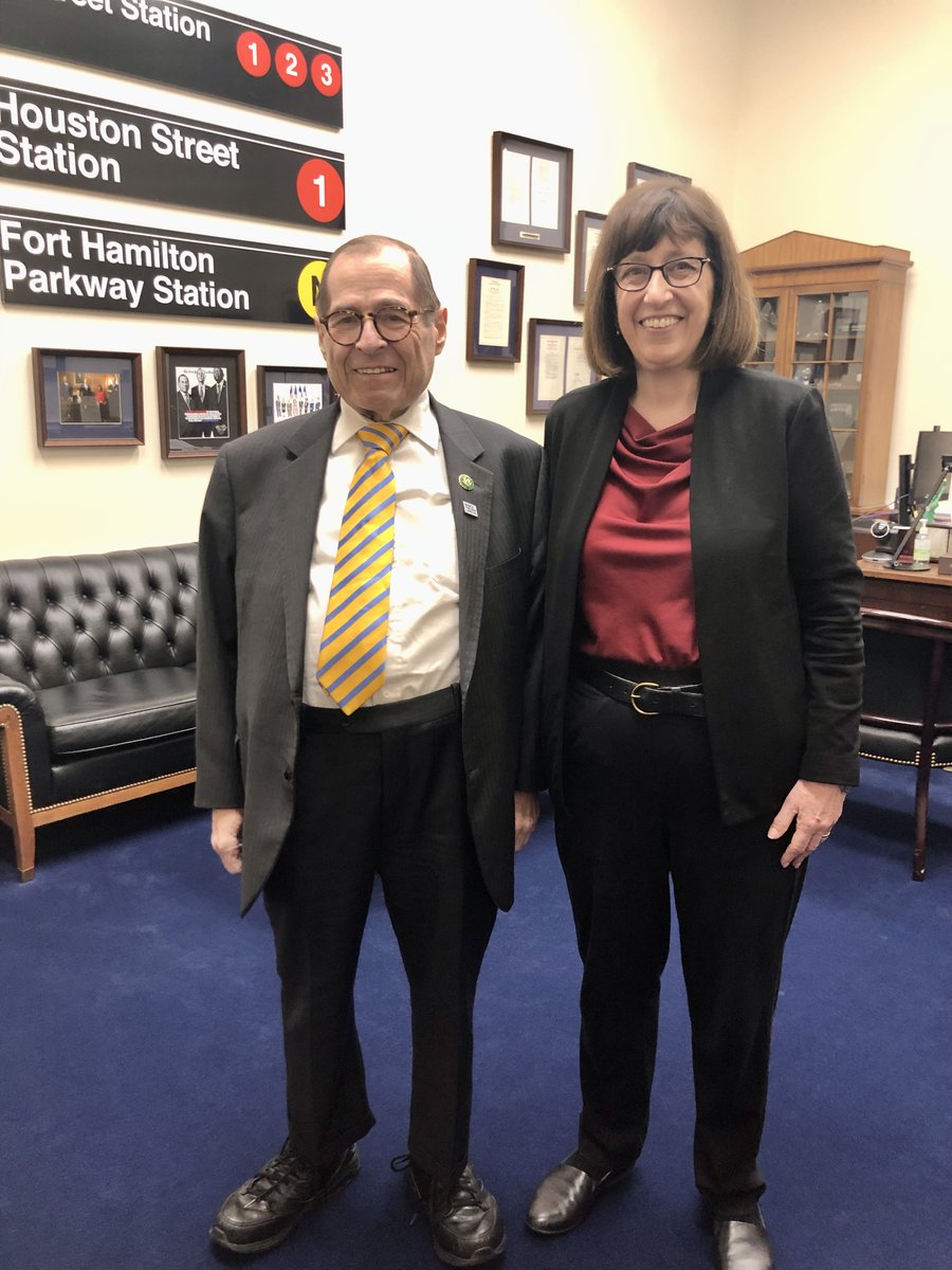 Upstate + Downstate = One Cornell. @Cornell President Martha Pollack was on Capitol Hill to say a Big Red thank you to our Ithaca @RepMolinaroNY19 and New York City @RepJerryNadler Representatives for their strong support.