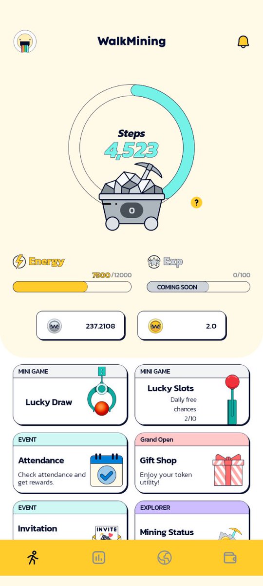 Seet__Seet's tweet photo. @WalkMining ER9DDAF
#FreeM2E #FitFi #airdrop
🗓 4/18 - 4/24 https://t.co/SZ1Ay5C6FO