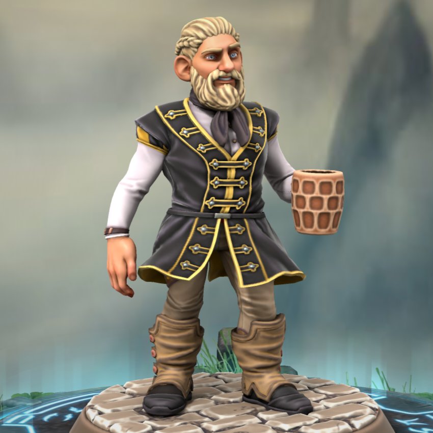 garydunion's tweet photo. Played Warhammer Fantasy Roleplay for the first time tonight. Meet Grigori, he's an adorable cinnamon roll and also very annoying. I love him. #whfp https://t.co/kvSxEUijm2
