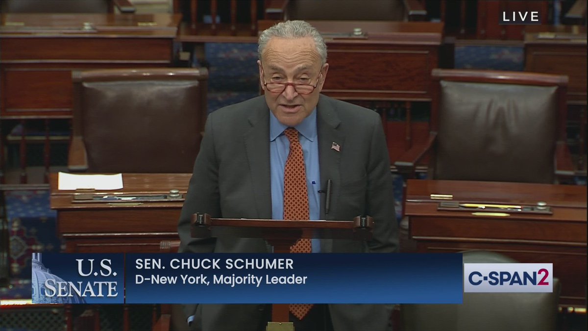 Craig Caplan on Twitter "Majority Leader Schumer asked unanimous