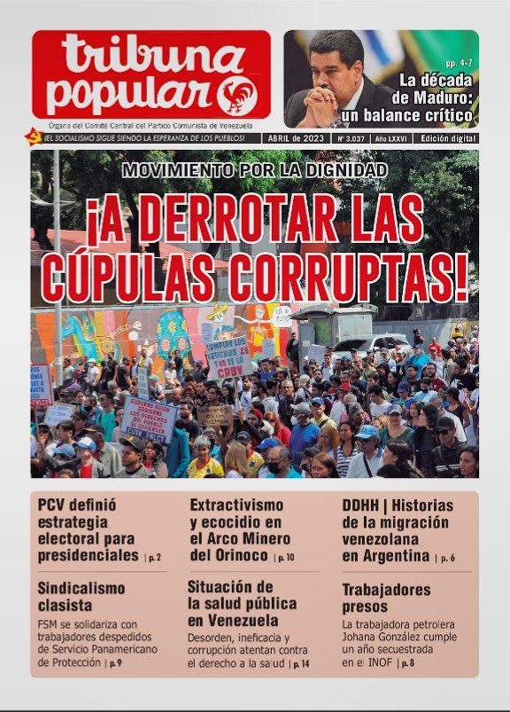 _TribunaPopular's tweet photo. 🗞️ Ya está disponible la edición de abril de Tribuna Popular

🔴 Destacados
Editorial | Un silencio atronador en la lucha anticorrupción

PCV definió su estrategia electoral de cara a las presidenciales

Maikel Moreno debe ser investigado

✅ Descarga aquí
https://t.co/wQtiOaw5RQ https://t.co/3sk3x2pNHN