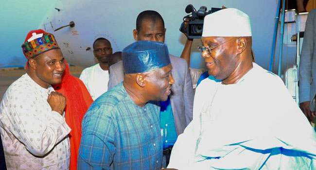 channelstv's tweet photo. Atiku Congratulates Fintiri, Says There Is ‘One More Mandate To Reclaim’
https://t.co/kstDsiEYAz https://t.co/DnrdVId8Ur