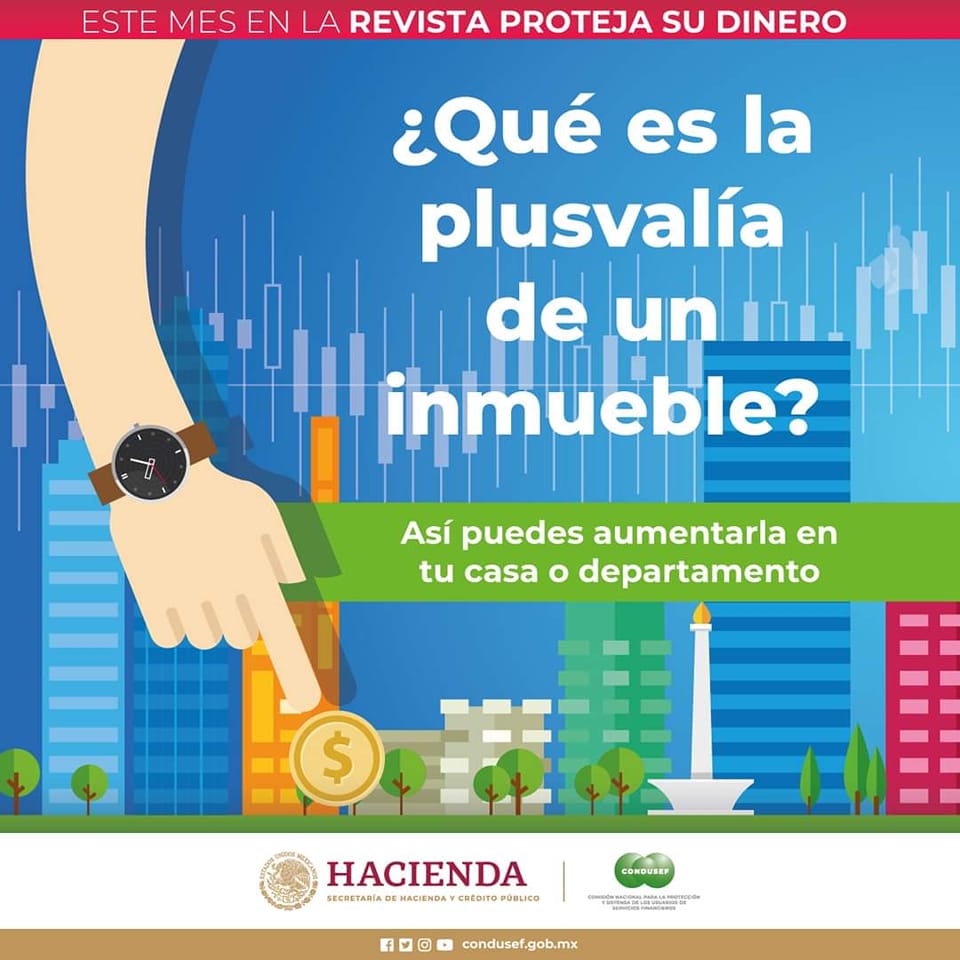 La #CONDUSEF comparte esta información y siempre es importante estar actualizado. ¿Qué cosas aumentan la plusvalía de un inmueble? Aquí te lo contamos, entra a la revista 
#ProtejaSuDinero para saber más.
revista.condusef.gob.mx/2023/01/que-es…