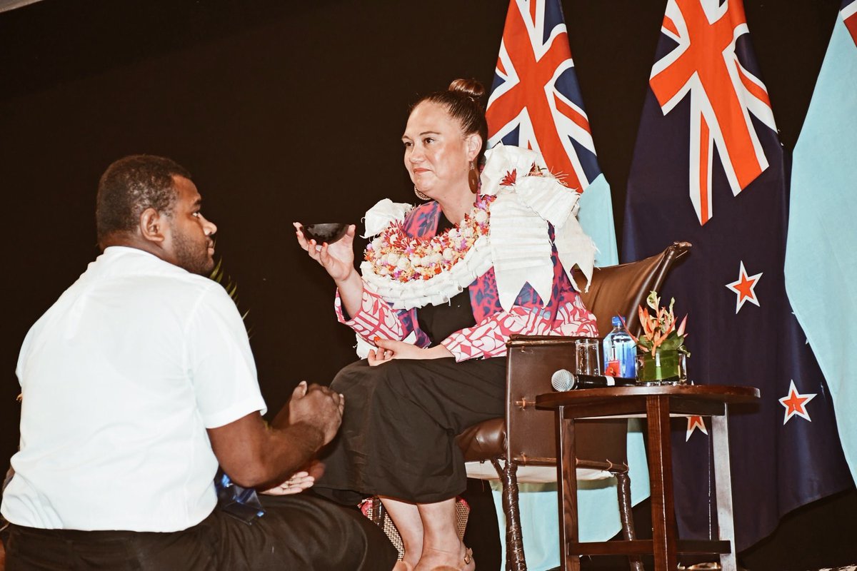 CarmelSepuloni's tweet photo. We’re into the Fiji leg of the Pacific Mission and it’s great to be back. 🇫🇯 We share a steadfast, close and friendly relationship — with strong people-to-people ties. 🤝🏽 https://t.co/sPqpDQEIzt