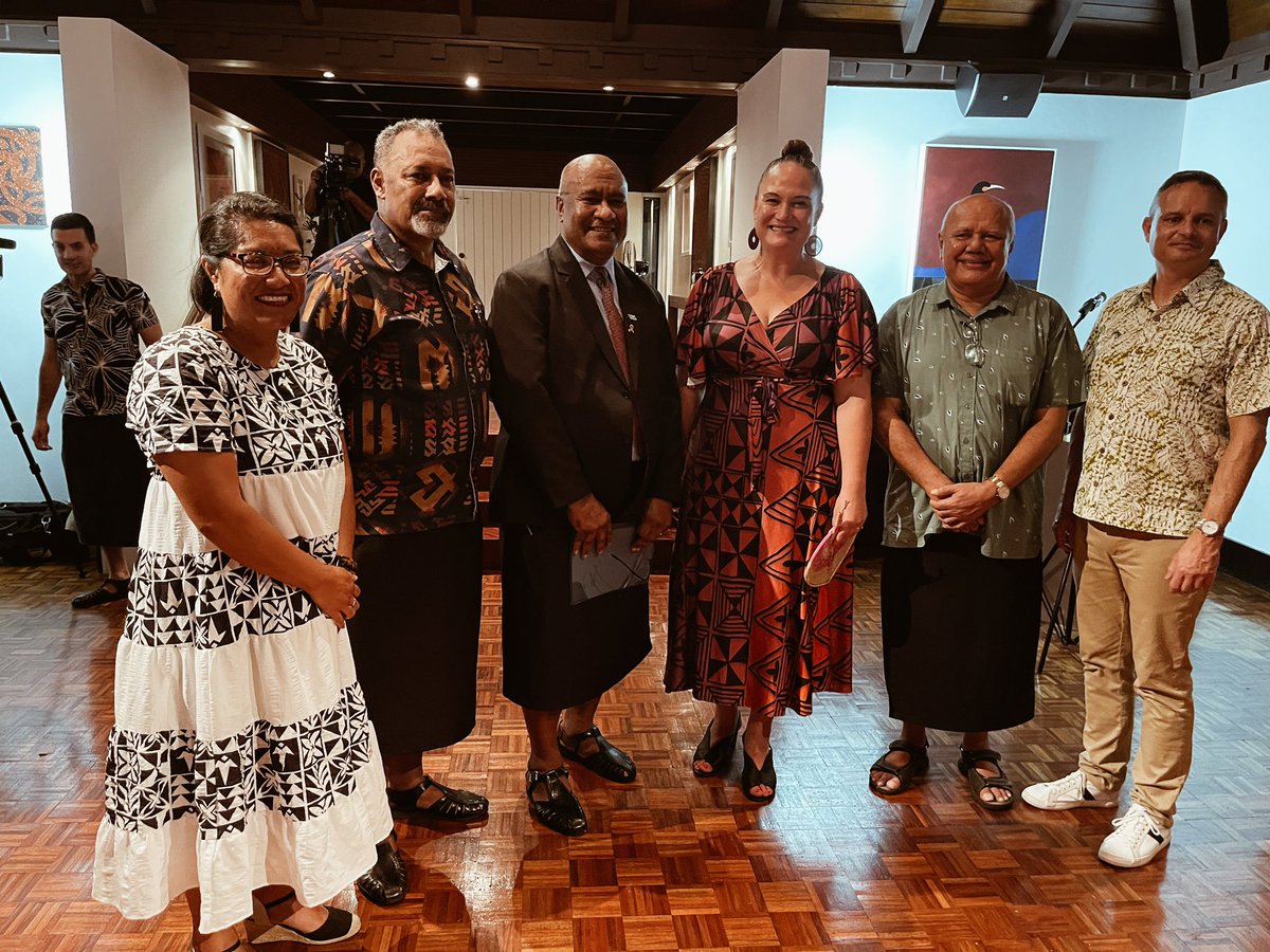 CarmelSepuloni's tweet photo. We’re into the Fiji leg of the Pacific Mission and it’s great to be back. 🇫🇯 We share a steadfast, close and friendly relationship — with strong people-to-people ties. 🤝🏽 https://t.co/sPqpDQEIzt