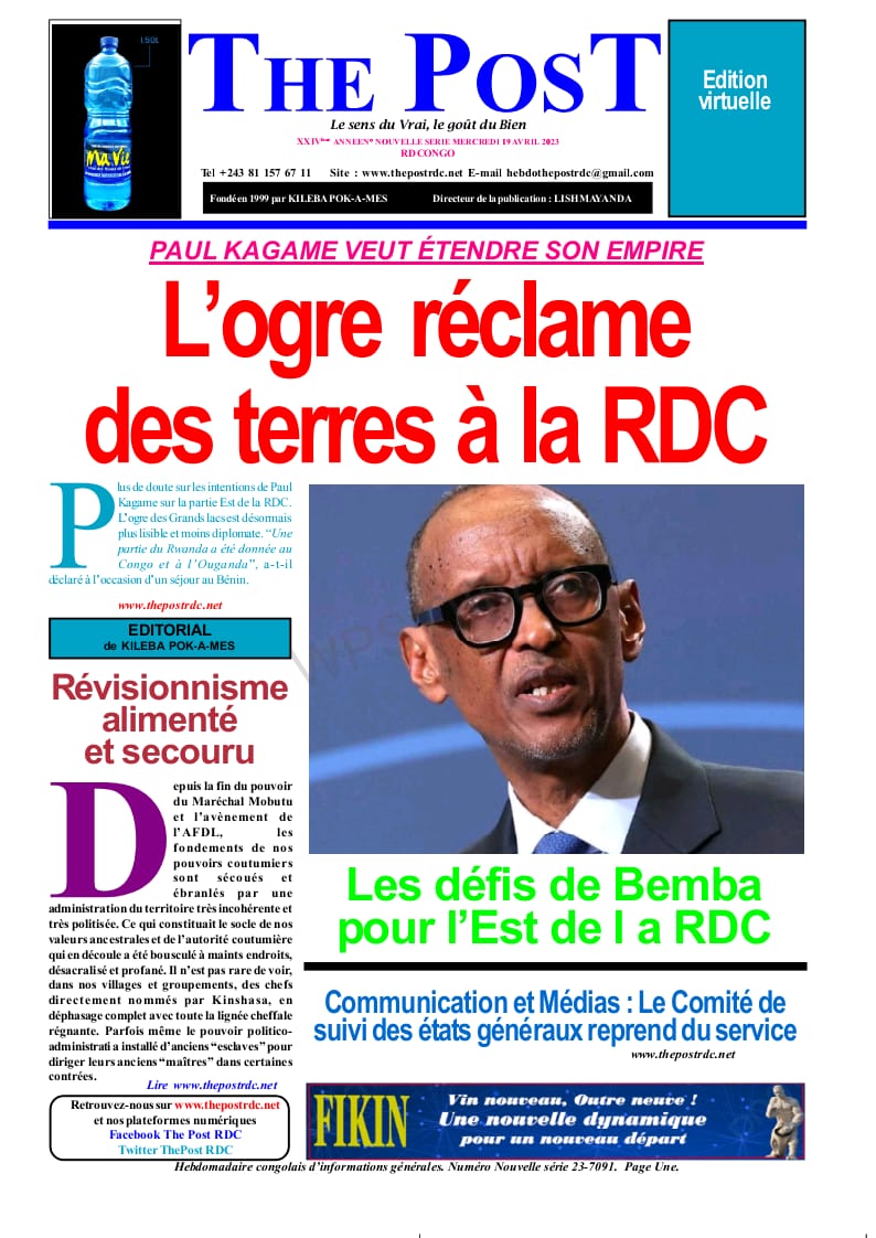 thepostrdc's tweet photo. Retrouvez toute l'actualité sur notre site web  :
👇🏽👇🏽👇🏽👇🏽👇🏽👇🏽👇🏽
 https://t.co/8viBVkjvdP https://t.co/HAqrmFUYBj