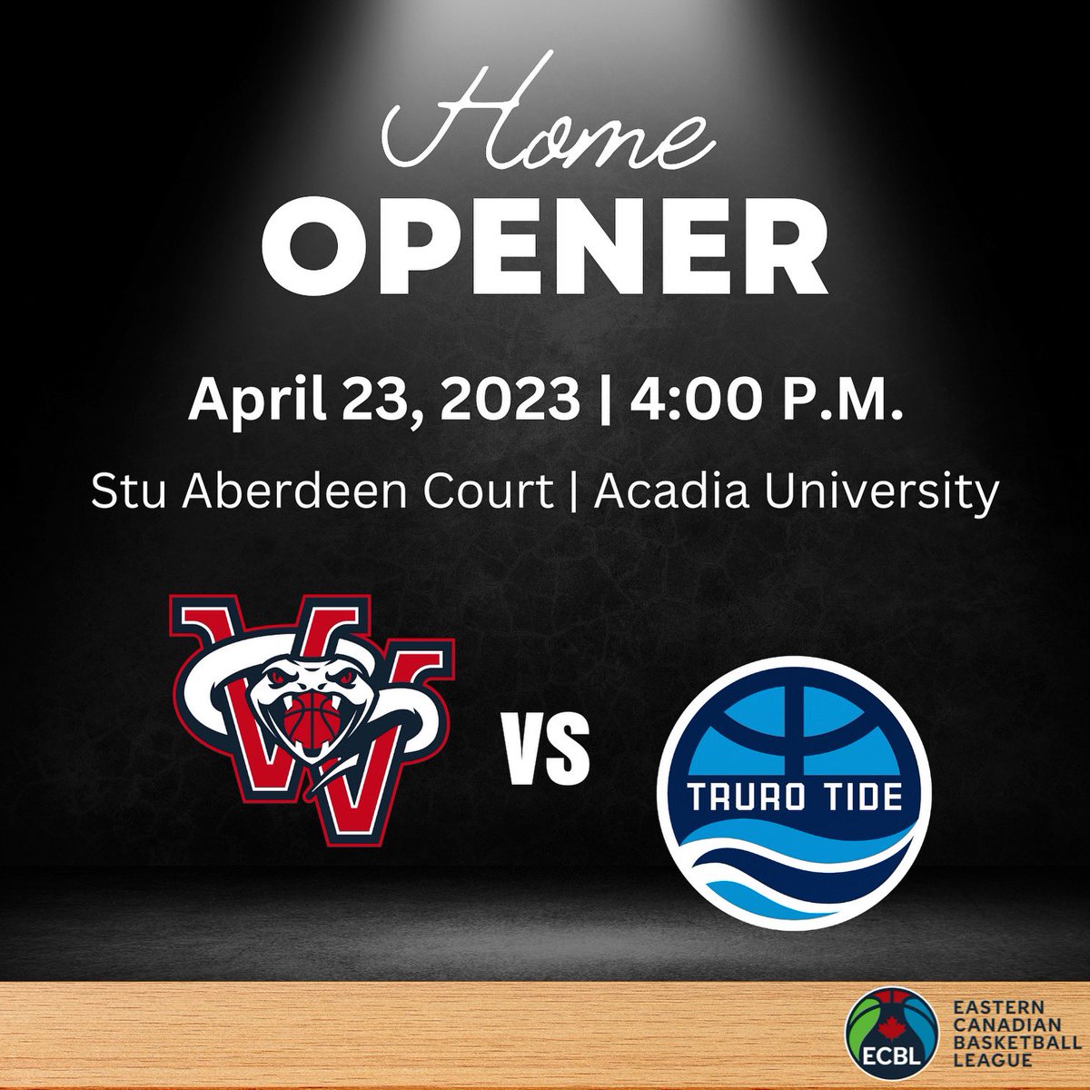 🚨 🐍 🚨🐍 Viper Fans! We are excited and thrilled to play in front of you this SUNDAY! 

🎟️ on sale now! You don’t want to miss our home opener!

acadiau.universitytickets.com/w/event.aspx?i…