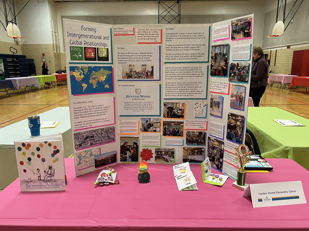 OwensOgres's tweet photo. So proud to be representing Hunters Woods with Mrs. Near at the Global Classroom Project Showcase! https://t.co/grnnQd3IrX
