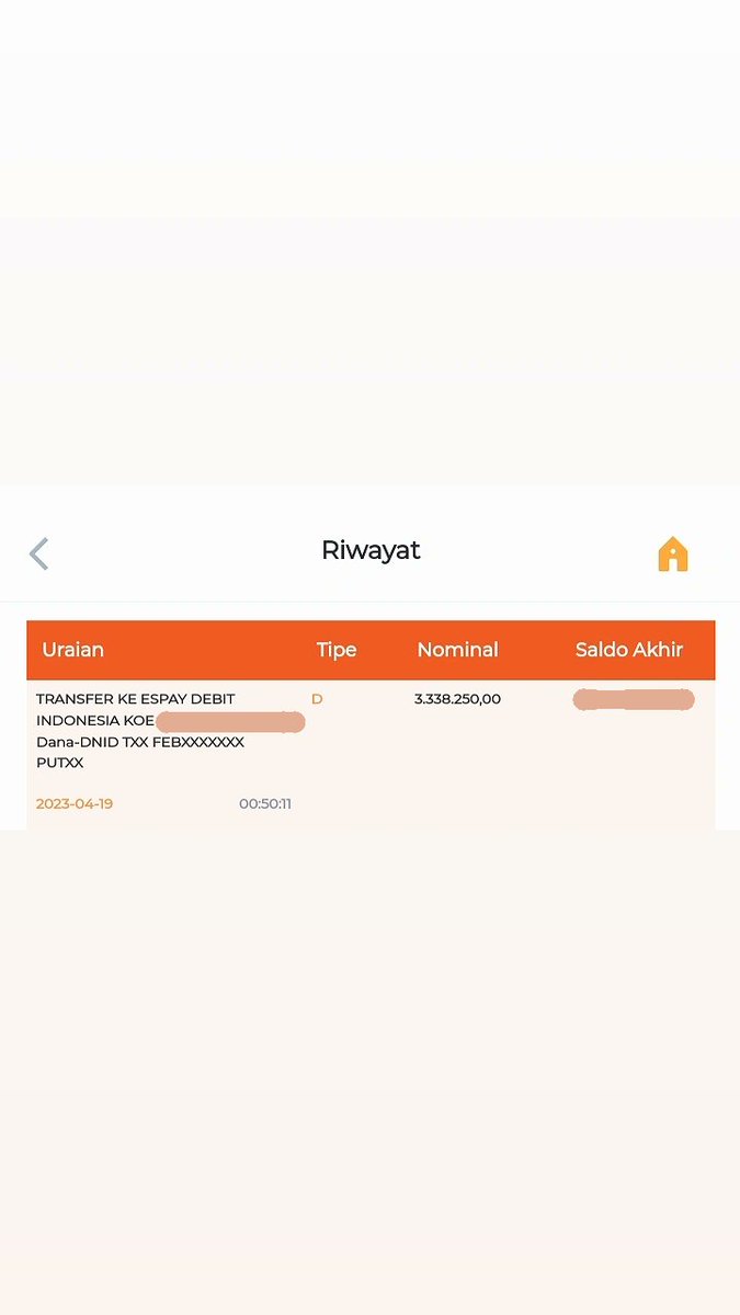 TriFebriyantiP2's tweet photo. Tadi malam top up dana 3.338.250. Saldo di mbanking udh kepotong dan ad bukti transaksinya, tp gak ada masuk k dana saya uangnya. Tolong dong ini gimana, uangnya mau dipake cepet, kok bisa kayak gini. Kecewa banget @danawallet mohon segera ditangani secepatnya. Terima kasih. https://t.co/7c58gYM9Ti