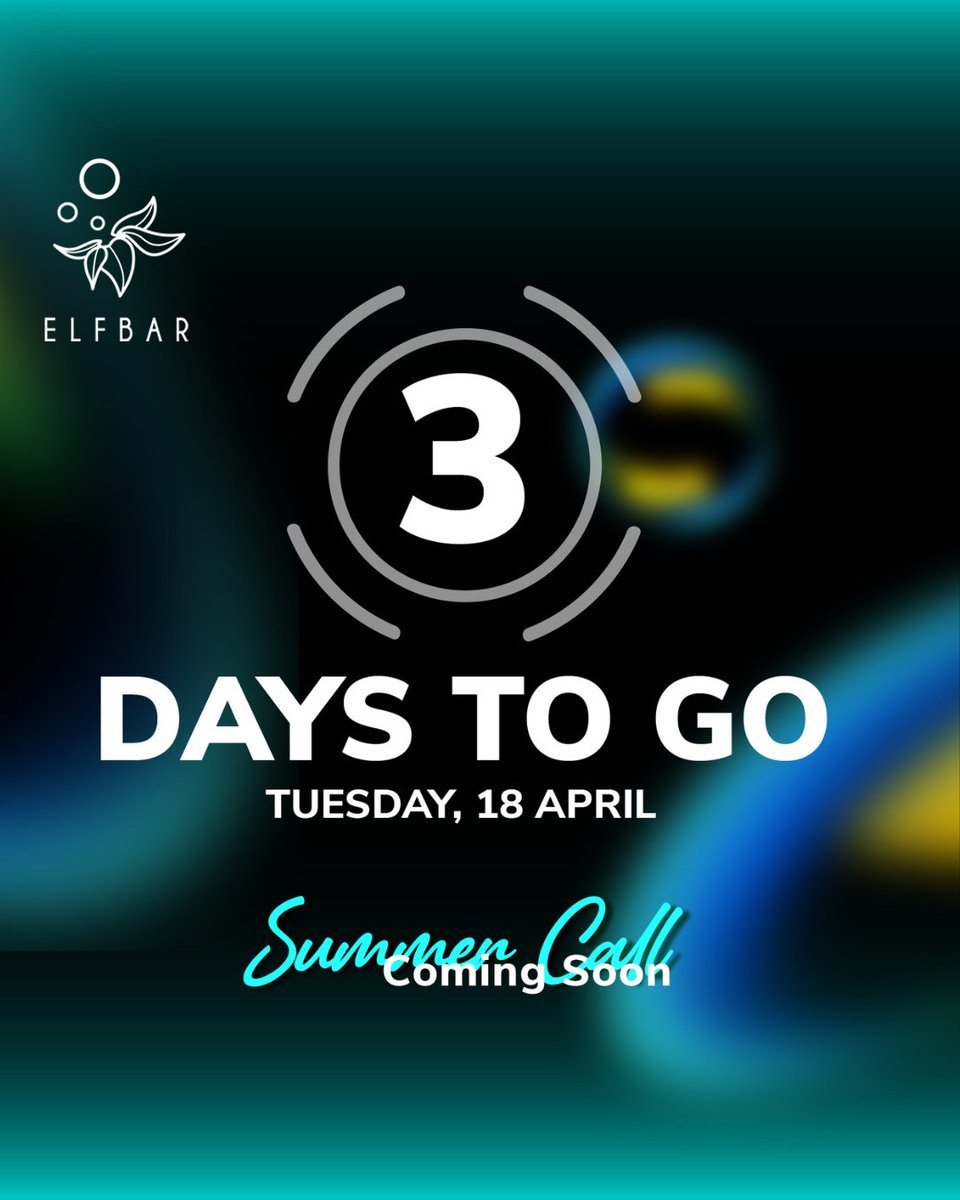 elfbar_official's tweet photo. Starting in just 3 days, join us on Discord for a one-of-a-kind event. And stay tuned for details on our exclusive Summer Edition merch on the server. 😎
https://t.co/QGBdqrMPNH
#SummerCall #SummerAdventure #FestivalSeason https://t.co/TfZiEIxLF7