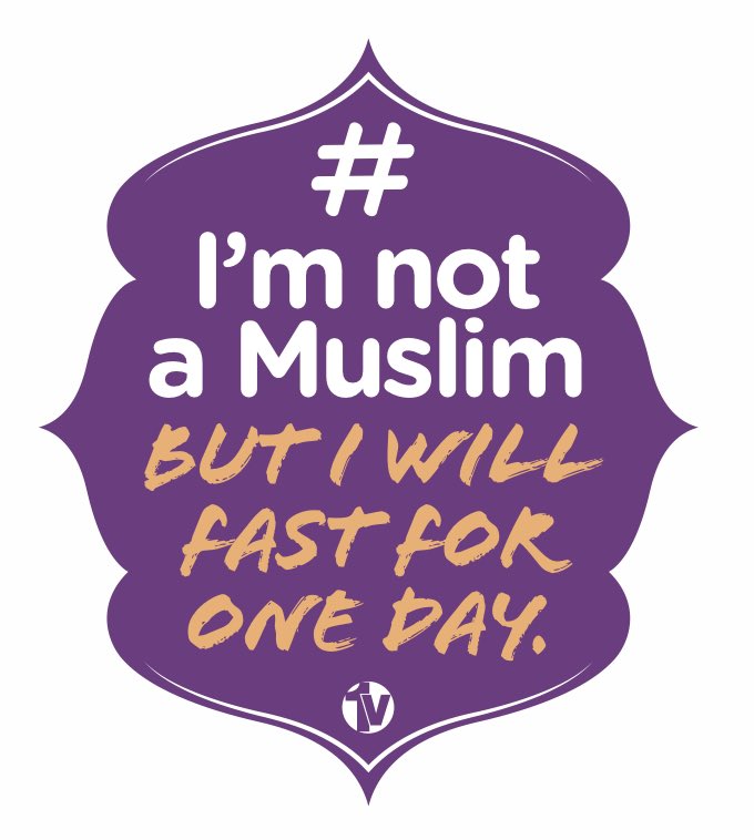 Great to support my Muslim friends and colleagues at Together again this year.   Total respect for what you do, it’s a challenge just doing the one day!! Lovely to break the fast together this evening, thank you #imnotamuslimbutiwillfastforoneday
