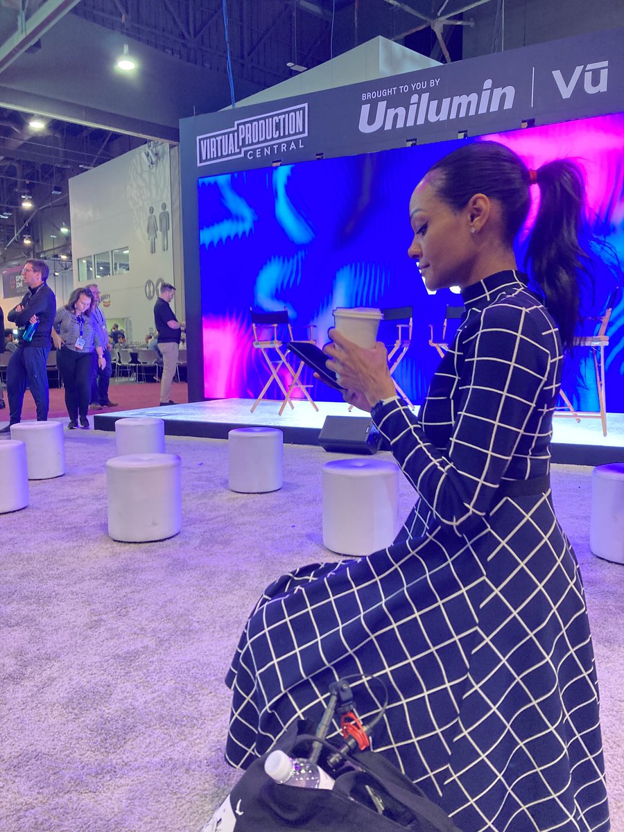 rockynashlive's tweet photo. Happening Soon: @unilumingroup + @vu_studio #VPCentral “Generative AI and it’s Power Today!” I’m ready! @NABShow #NABShow100 https://t.co/JVQGNxh6nF