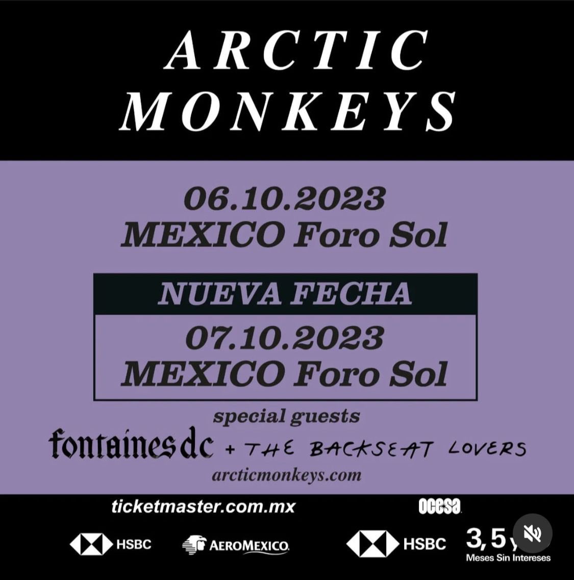 waraptv's tweet photo. Ojo aquí fanáticos de los Arctic Monkeys, pues la agrupación inglesa regresará a México en octubre de 2023 y no lo harán solos, pues la banda será acompañada por dos invitados especiales: Fontaines D.C. y The Backseat Lovers.

https://t.co/3VwkIOlliR https://t.co/qRU5G88cUV