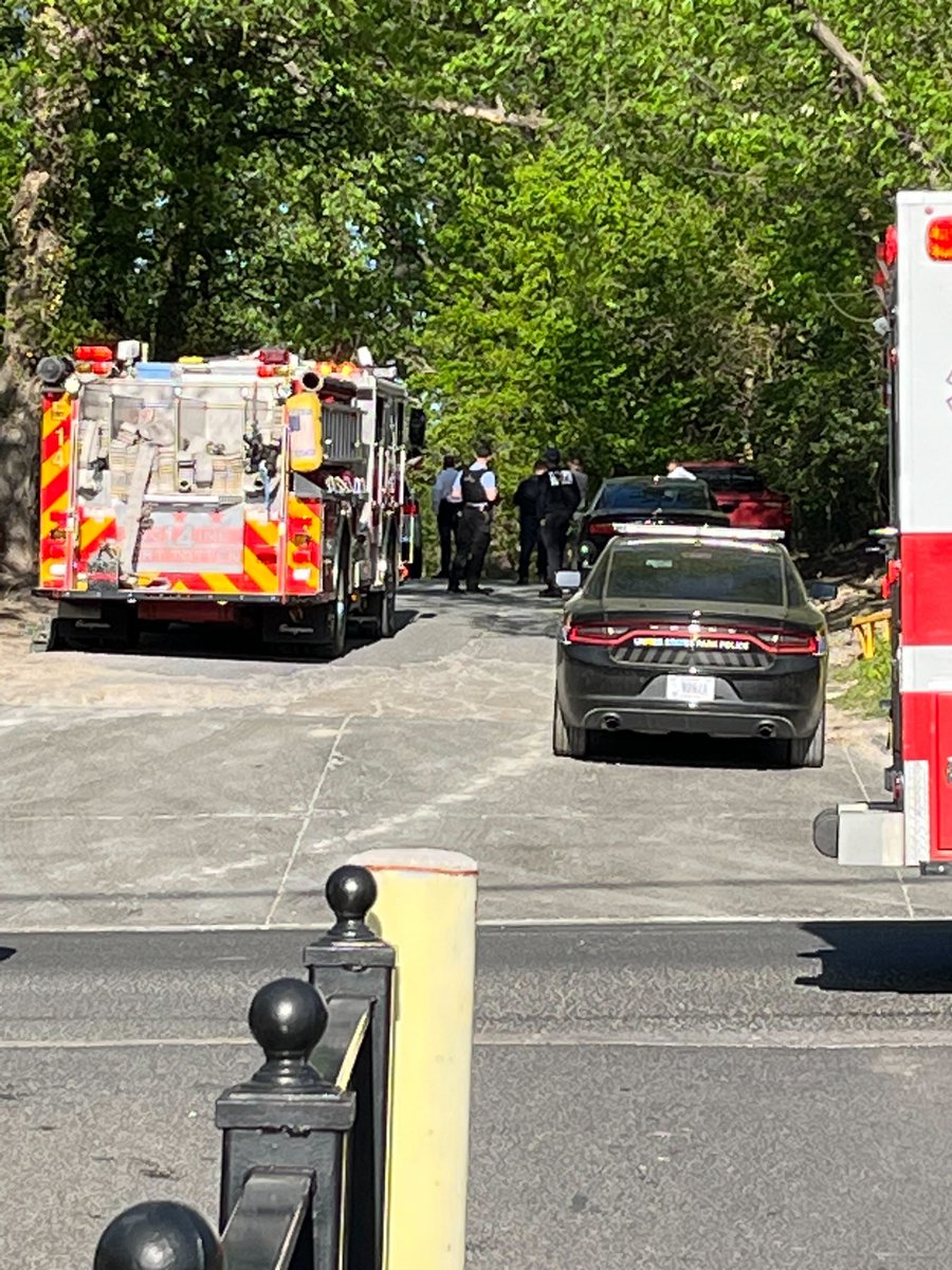 fox5dc's tweet photo. A National Park Service employee found two metal canisters in a mound of soil in Fort Totten Park. Out of an abundance of caution and until more research can be completed, the park is closed just east of Fort Totten Drive, south of Gallatin Street, and north of Brookland Ave NE/Farragut St.