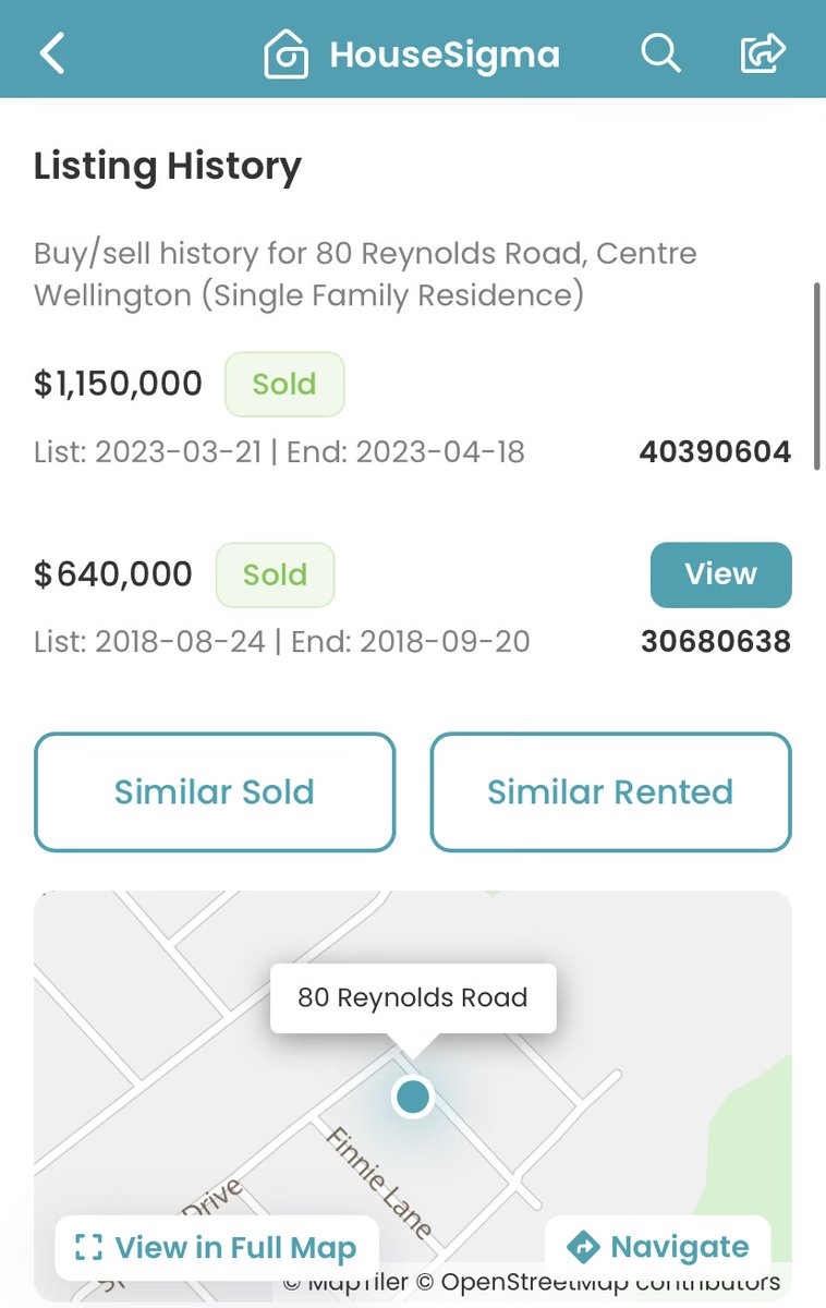 OntHousingMrkt's tweet photo. Almost double the price in 4.5yrs for this place in #ELORA. Looking for a 14% annual return on investment? Just buy #CANADIANRE. Real estate will make u rich here. Cant get those returns in the stock market. Good luck saving #FTHB. #TORE #GTA #RE #Realestate #KW #Waterloo #onpoli https://t.co/zxzXdWFQt3