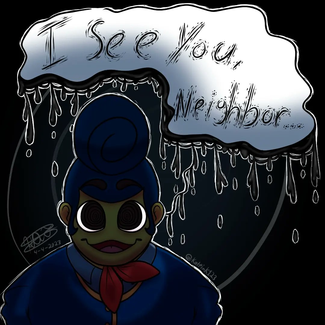 katpink123's tweet photo. [‼️TW: #Scopophobia, #EyeContact, #CreepyImagery‼️]

I drew #WallyDarling from #WelcomeHome.

[#WelcomeHomeARG #WelcomeHomeFanart #WelcomeHomePuppetShow #WelcomeHomeARGFanart #WelcomeHomePuppetShowFanart #WelcomeHomeWally #WelcomeHomeWallyDarling] https://t.co/uB6mdx6sdZ