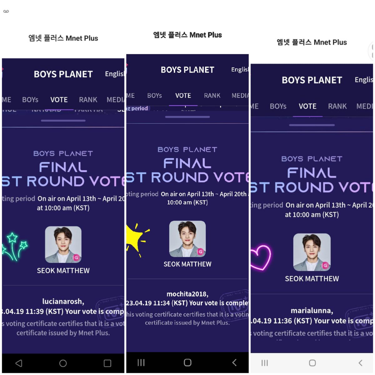 AgusFlo71057035's tweet image. 18/04/2023 🗳😊
#Matthew1Pick