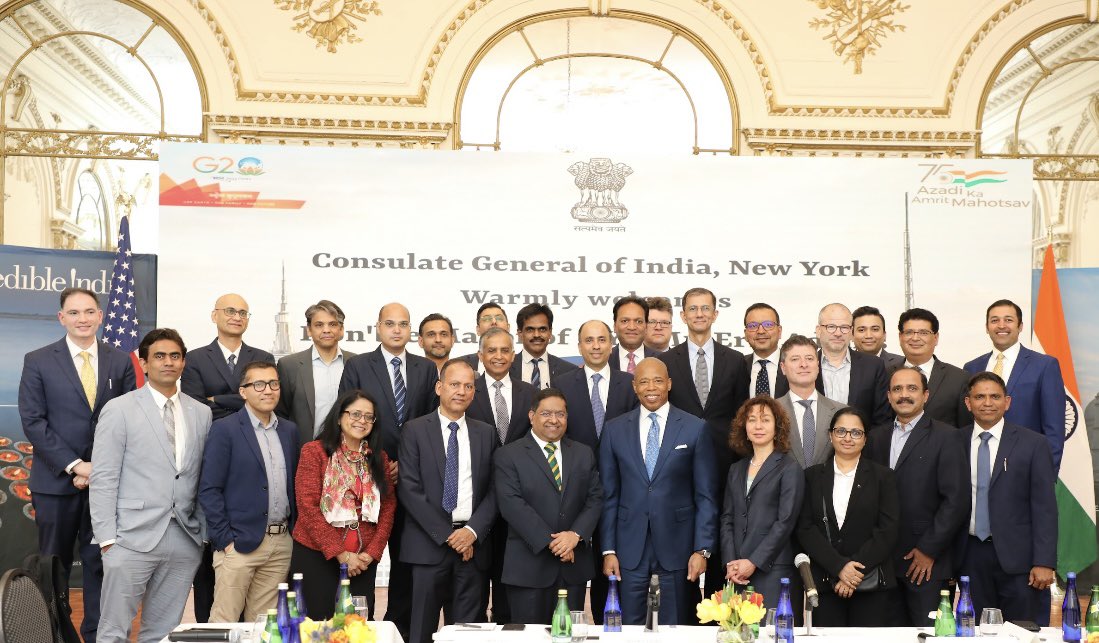 India in New York tweet media
