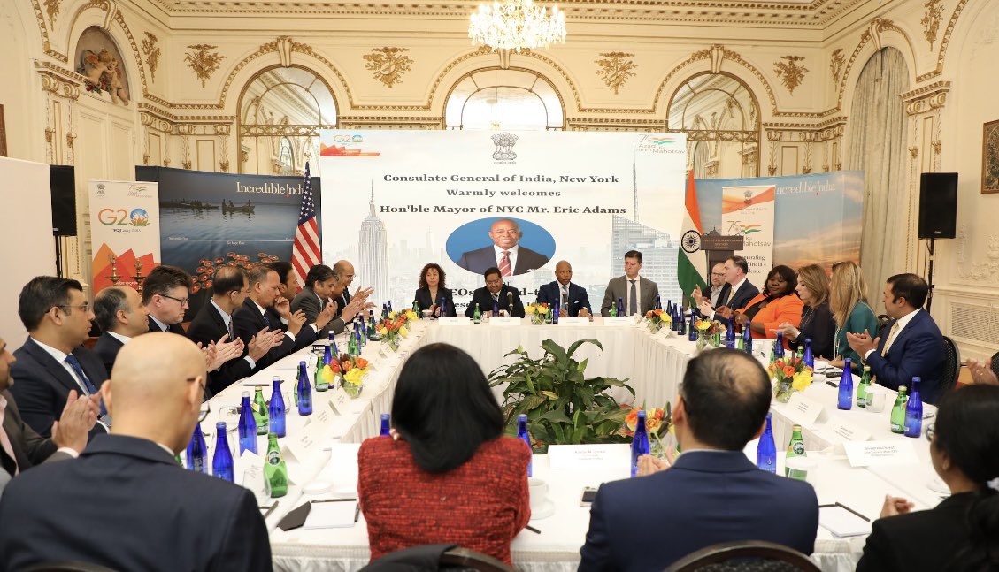 India in New York tweet media