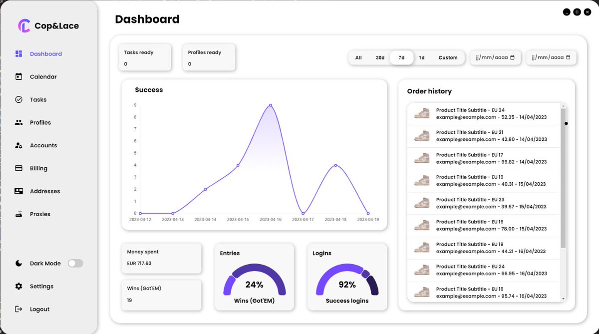 copandlace's tweet photo. Dashboard is finally finished !! https://t.co/XCwoP9yK9B