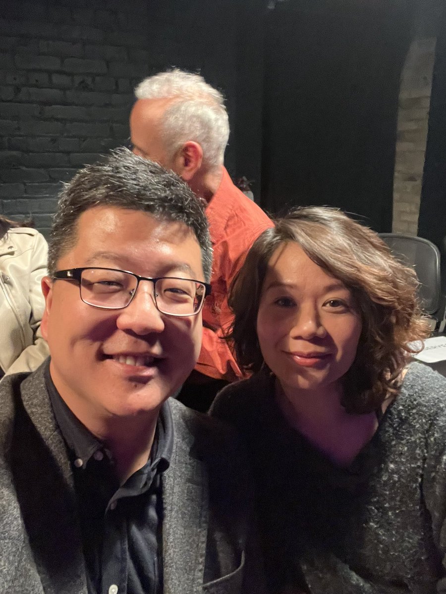 JSRyu2025's tweet photo. Congrats @NikkiShaff on your show Tomorrow Love. Such wonderful talent on display at @TheatreCentre — so much laughter and a mix of so many other emotions. This is the future of theatre — as one of the actors said: “A place for healing.” With @helenyung! https://t.co/K93x1R8G2X