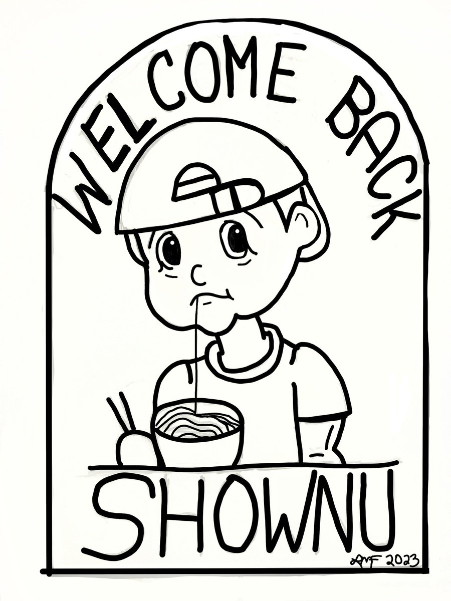 figgybean's tweet photo. So…I made 6 page coloring book to celebrate #Shownu’s return! Adding it to my friends’ welcome back Shownu packs when we celebrate but wanted to share with my fellow #Monbebe ! Feel free to share, print, color, post ! #monstaxfanart (cont in comments ) https://t.co/AZrWd5LZe0