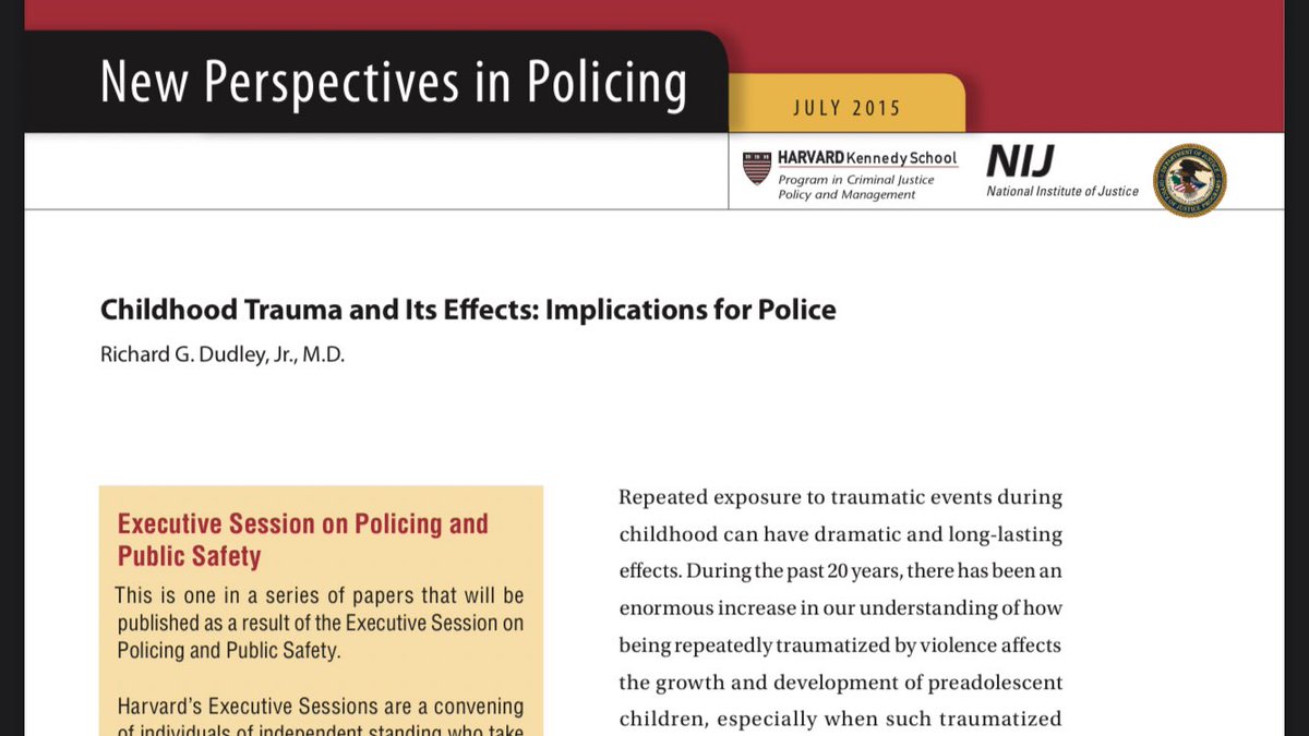 thisisbenmurphy's tweet photo. @BobDuffyROC @RochesterChambr Good primer from Harvard / NIJ re: trauma and community-policing. "During his early adolescent years, he had seen police officers mistreat others, which made it harder for him to trust or feel comfortable with police officers." Hope that's helpful. 

https://t.co/o52uDzAF4n https://t.co/AfJqjM2rgf