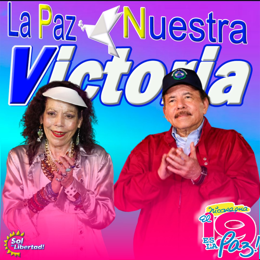 En #Nicaragua se respira Paz, Amor y Esperanza #LaPazNuestraVictoria Aquí No Se Rinde Nadie 🔴⚫💪 No Pudieron Ni Podrán #UnidosEnVictorias Siempre 
<a href="/Amanecerabz/">Amanecer 🇳🇮</a> <a href="/Atego16/">@🅰🆃🅴🅶🅾 🇳🇮</a> <a href="/RDRFSLN_/">RDRFSLN_🇳🇮❤🖤</a> <a href="/BetetaGaby/">Beteta Gaby🇳🇮</a> <a href="/LaZelayita/">La Zelayita 🇳🇮</a> <a href="/huella_sandinis/">HUELLA SANDINISTA🇳🇮</a> <a href="/EdgardSolorzan2/">Edgard Solorzano 🇳🇮</a> @LopezCesar2504 <a href="/YaderEspinoza01/">𝓨𝓪𝓭𝓮𝓻 𝓔𝓼𝓹𝓲𝓷𝓸𝔃𝓪 🇳🇮☀️</a>