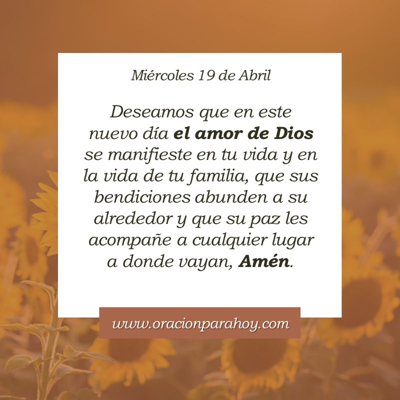 OracionParaHoy's tweet photo. Oración para hoy 19 de abril: https://t.co/w704Cle1fd