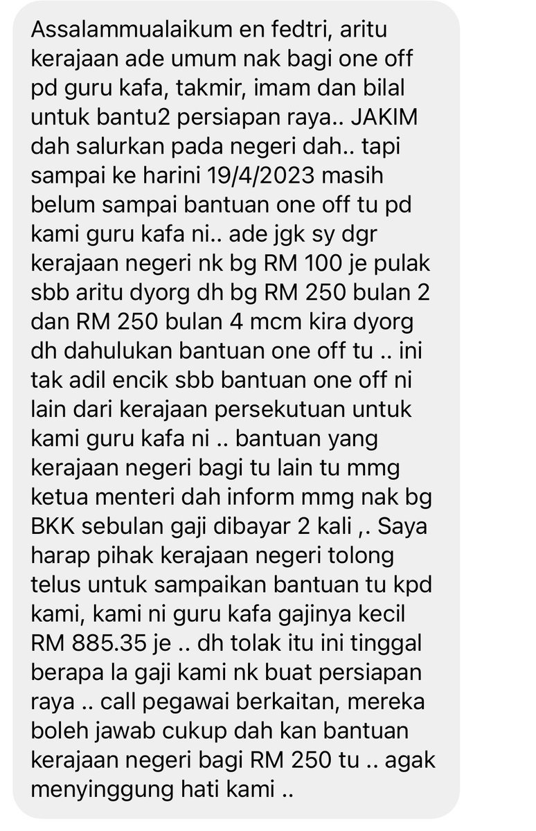 fedtriyahya's tweet photo. Luahan guru KAFA… https://t.co/rsfRieAeMn