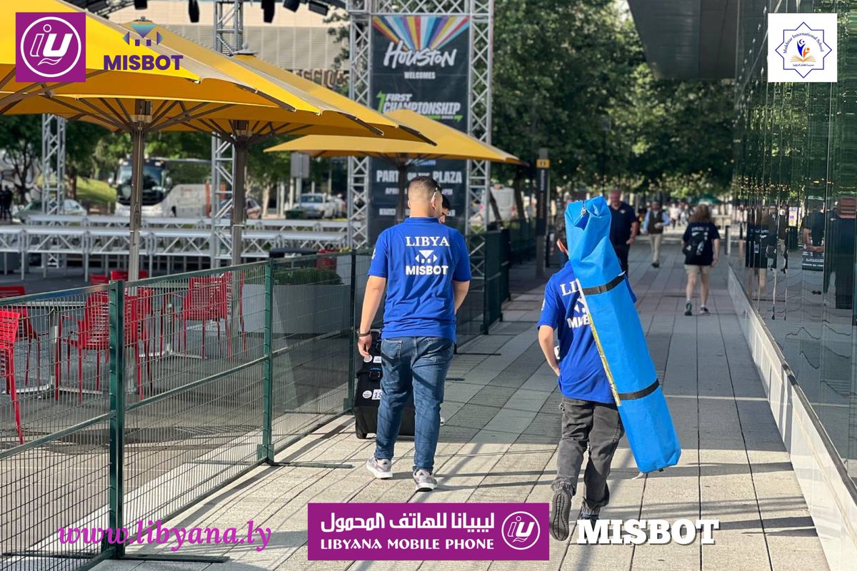 MISBOT7's tweet photo. وصول فريق مدرسة المختار الدولية للروبوتات (18492)إلى قاعة المنافسات (George Brown Convention center)🇺🇸🇱🇾

بالتوفيق و السداد يارب

الراعي الماسي للفريق  -شركة #ليبيانا ⭐️

#ديما_معانا 

- https://t.co/9Dcoq9f43c
