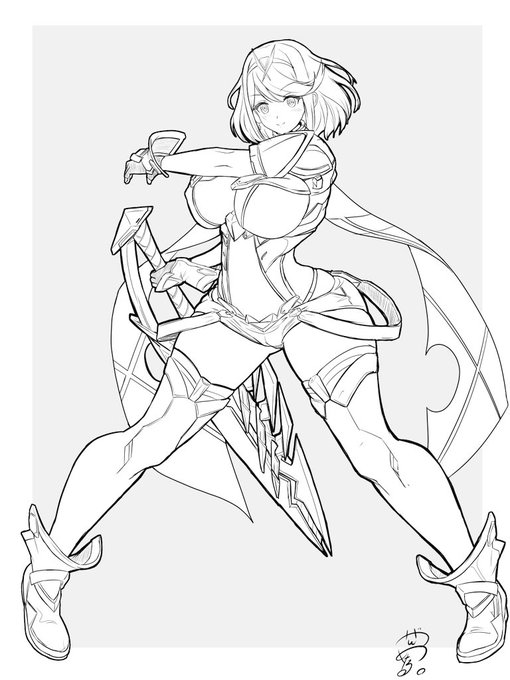 俺のゼノブレヒロインズをみてくれ。
(ゲーム未プレイ) 